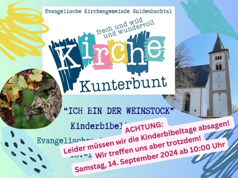 Kinderbibeltag Kirche Kunterbunt 2024